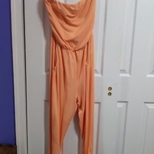 Peach jumpsuit